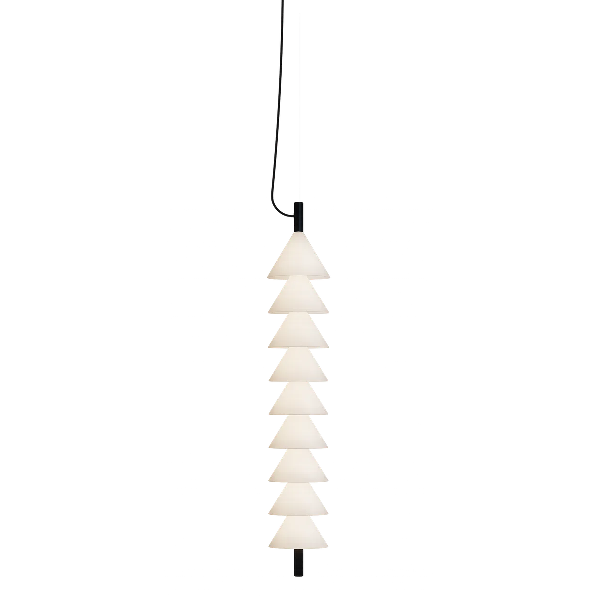 Boga Pendant Vertical 3000K luz hacia arriba